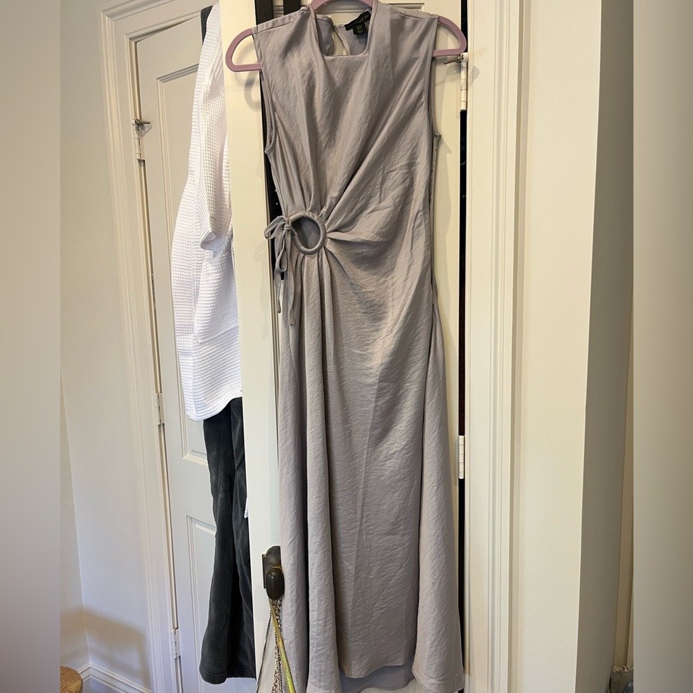 House of Harlow grey long cutout dress